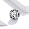 Charm Flores com orifícios, letra G estilo Pandora - SCC1444-G