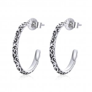 Brincos Petit Grinaldas vintage estilo Pandora - SCE1129