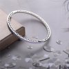 Bangle Radiant Hearts of PANDORA Roxa - 590537EN66 - Pulseiras