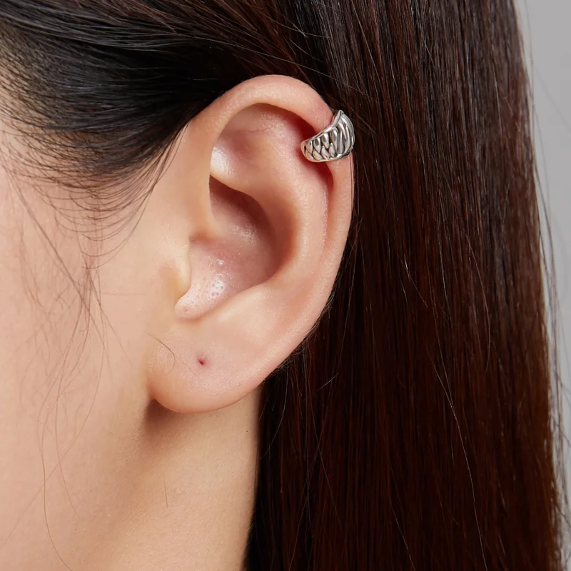 (imagem para) Pandora Style Beast Tooth Ear clip - SCE1203 - Visualizar 5