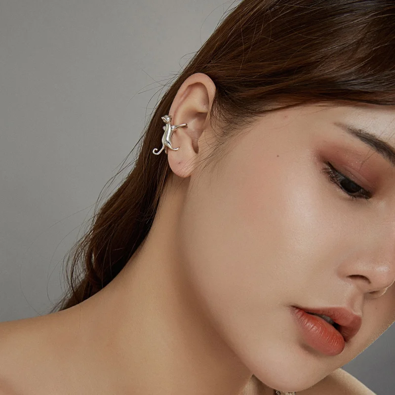 (imagem para) Pandora Style Cute Kitten Ear clip - SCE967 - Visualizar 5