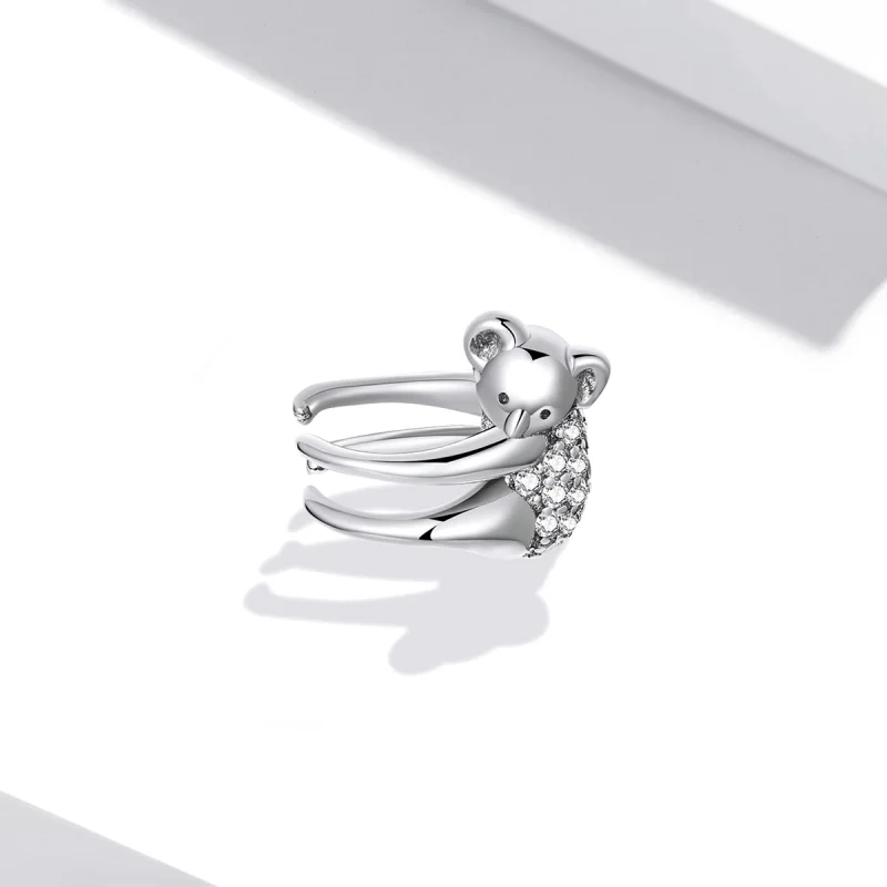 (imagem para) Pandora Style Koala Ear clip - SCE1338 - Visualizar 4