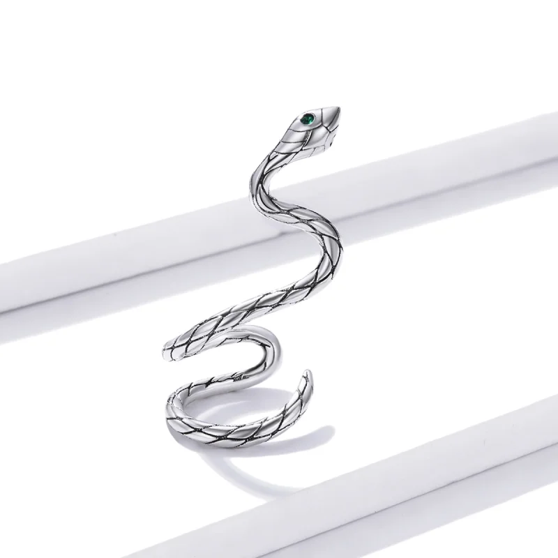 (imagem para) Pandora Style Mystic Snake Ear clip - BSE510 - Visualizar 2