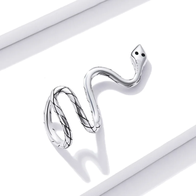 (imagem para) Pandora Style Mystic Snake Ear clip - BSE510 - Visualizar 4