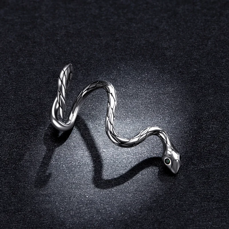 (imagem para) Pandora Style Mystic Snake Ear clip - BSE510 - Visualizar 5
