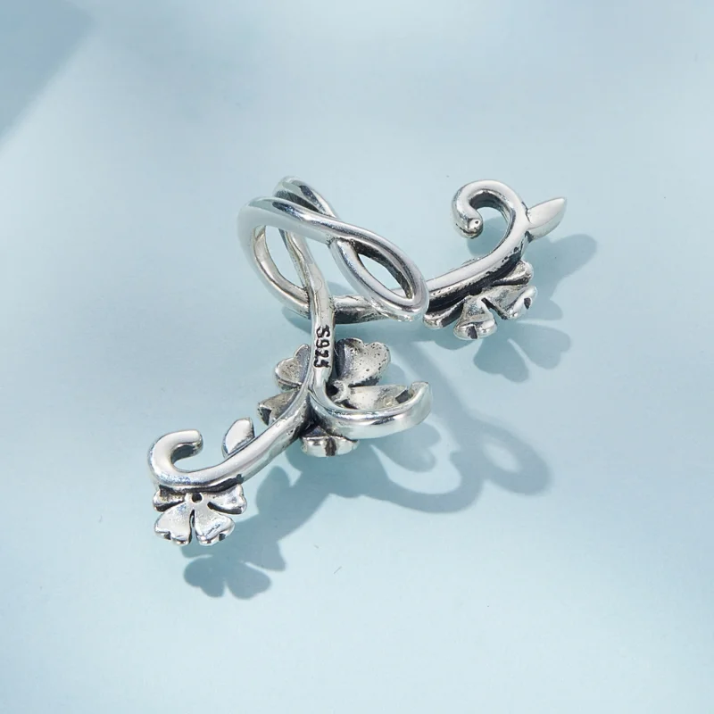 (imagem para) Pandora Style Pattern Ear clip - SCE1512 - Visualizar 4