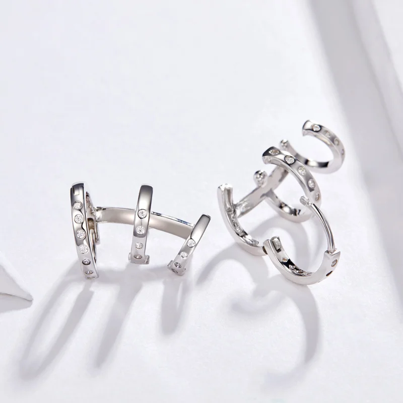 (imagem para) Pandora Style Punk Girl Ear clip - BSE085 - Visualizar 4