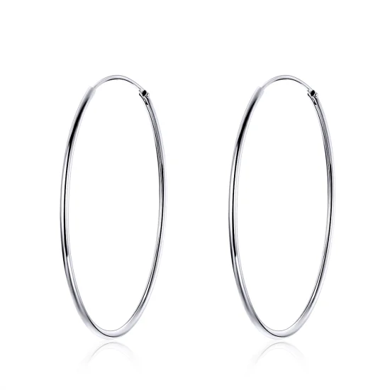 (imagem para) Brinco Argolas Argola grande estilo Pandora - SCE598