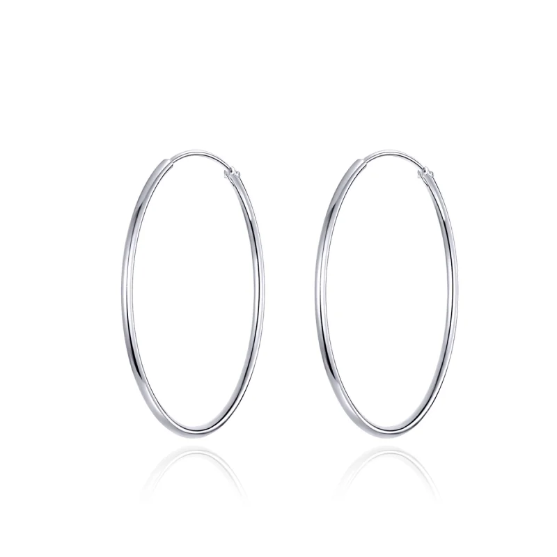 (imagem para) Brinco Argolas Linha Simples estilo Pandora - SCE710