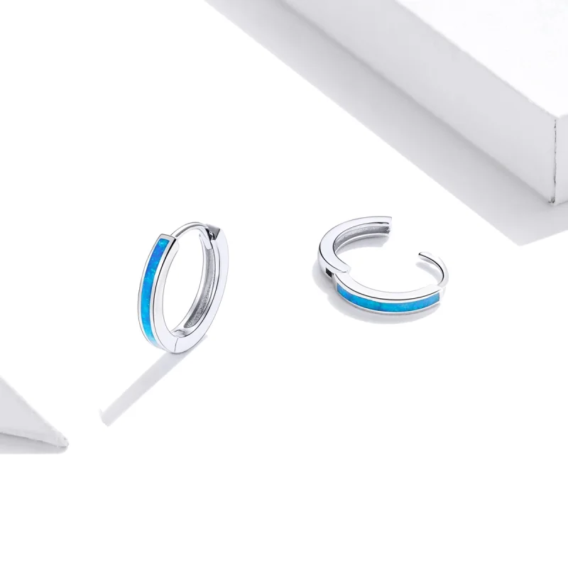 (imagem para) Brinco Argolas Opala life Pandora - SCE992 - Visualizar 4