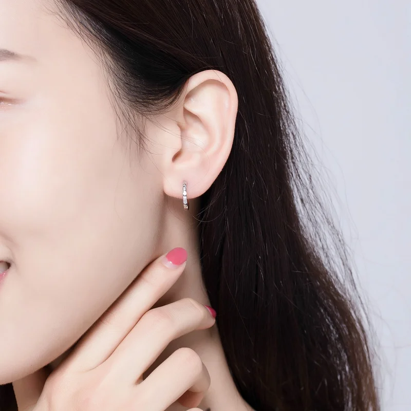 (imagem para) Brinco Argolas Simples estilo Pandora - BSE101 - Visualizar 7