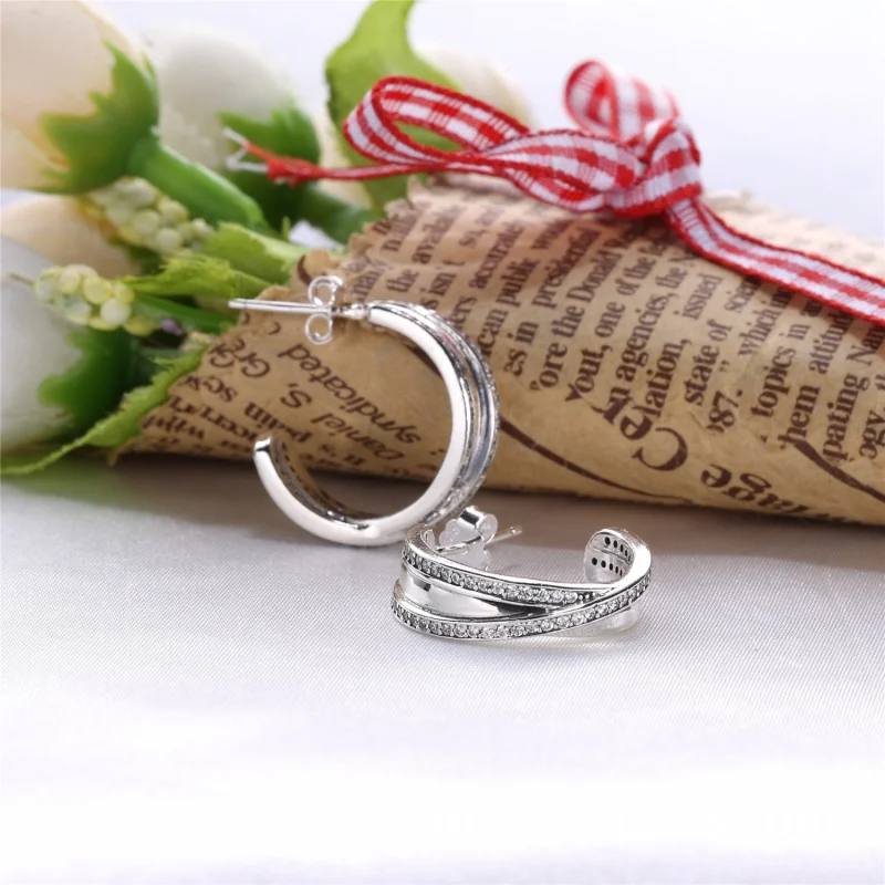 (imagem para) Brinco PANDORA Galáxias - 290730CZ - Visualizar 3