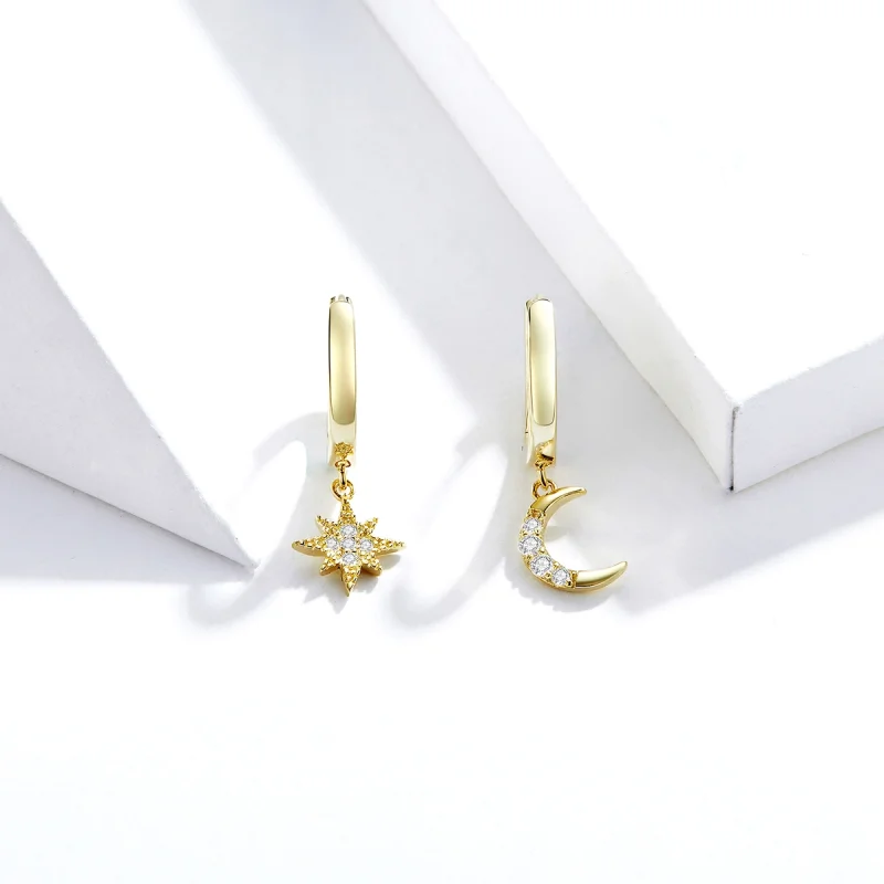 (imagem para) Brinco Lua e estrela life Pandora - SCE785 - Visualizar 3