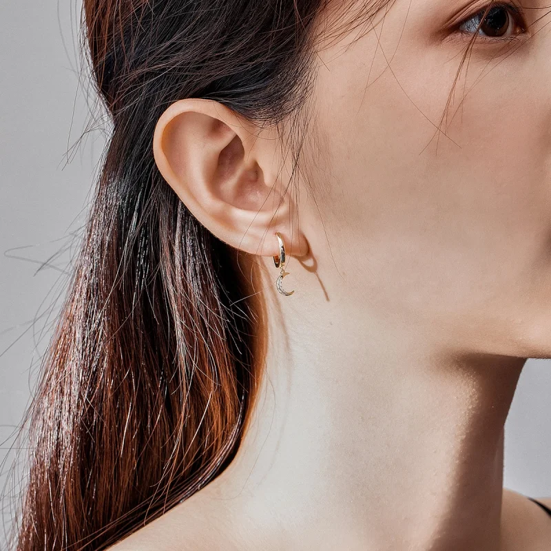 (imagem para) Brinco Lua e estrela life Pandora - SCE785 - Visualizar 5