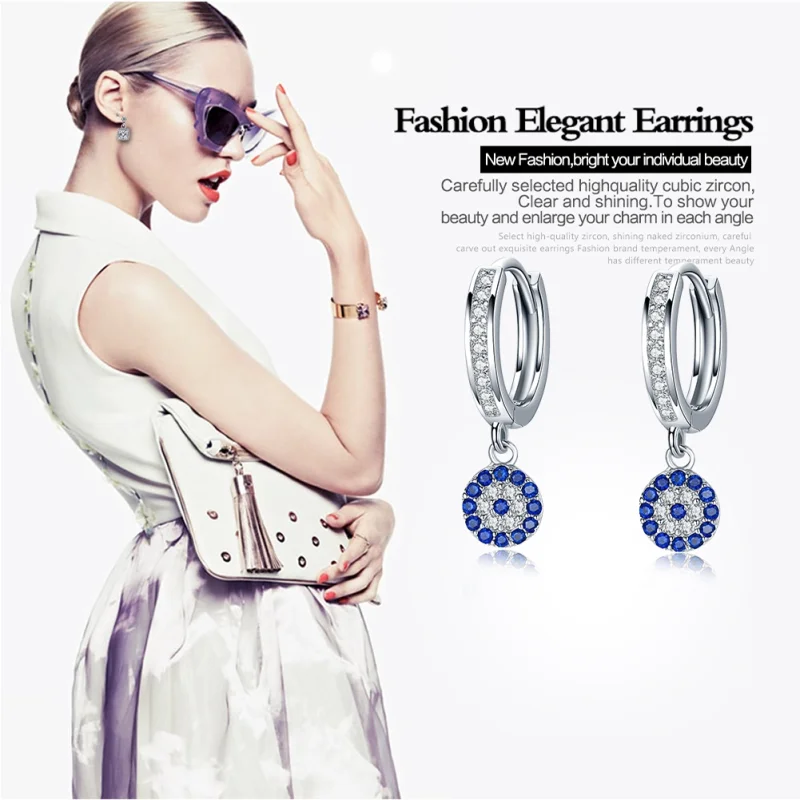 (imagem para) Brinco Mau-olhado life Pandora - SCE058 - Visualizar 2