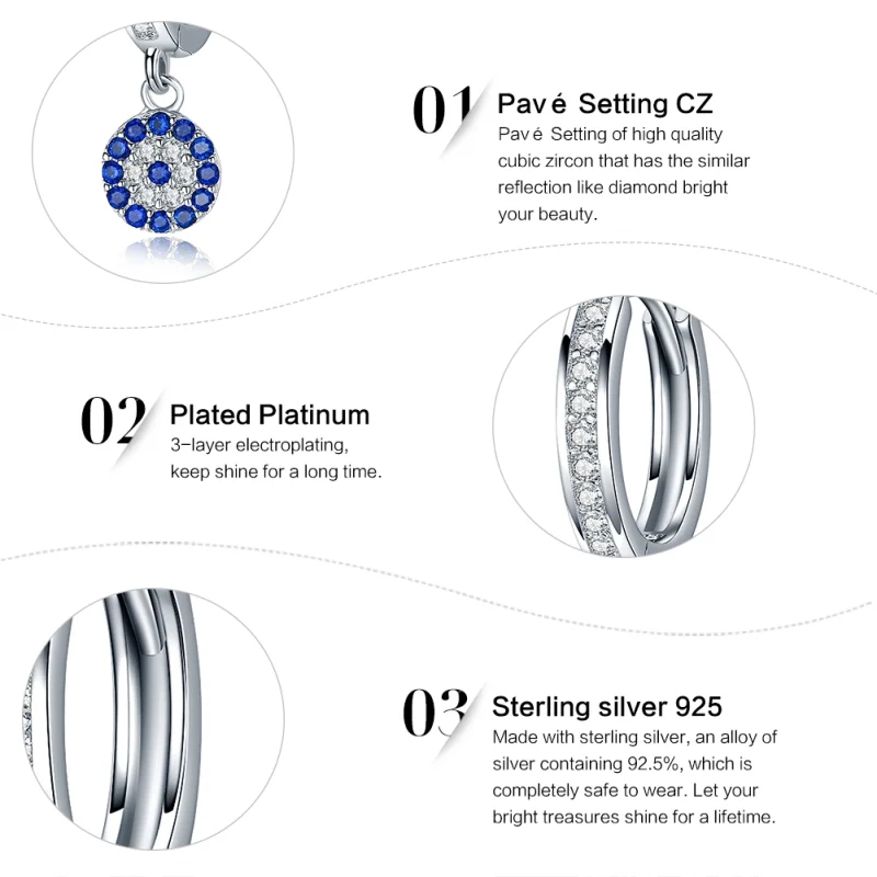 (imagem para) Brinco Mau-olhado life Pandora - SCE058 - Visualizar 9