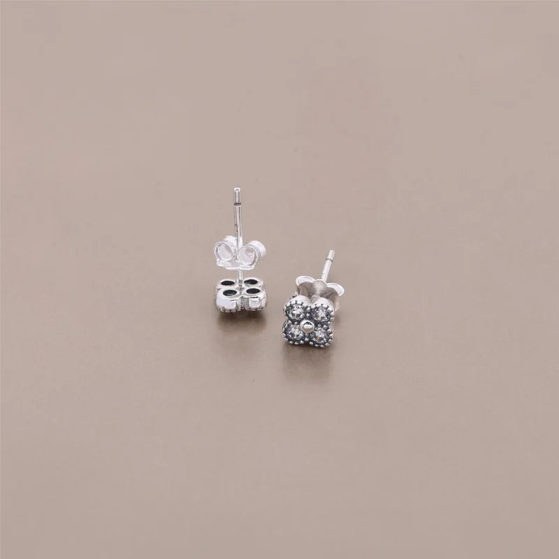 (imagem para) Brinco PANDORA Flores do Oriente Transparente - 290647CZ - Visualizar 2