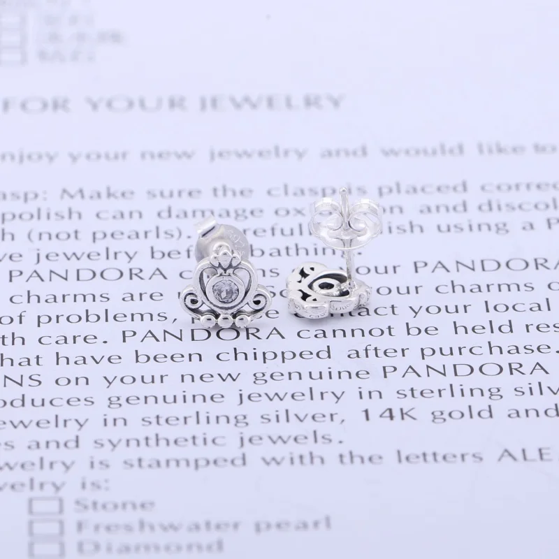 (imagem para) Brinco PANDORA Tiara De Princesa - Visualizar 2