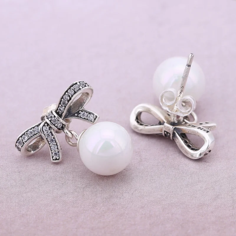 (imagem para) Brinco PANDORAs Delicate Sentiments - 290596P - Brinco PANDORAs - Visualizar 2
