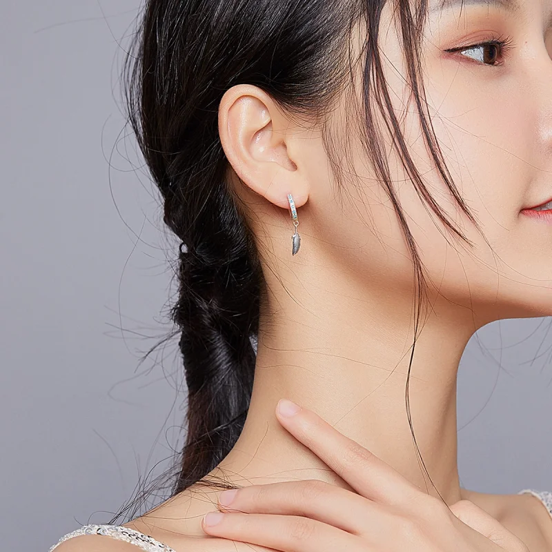 (imagem para) Brinco Pluma life Pandora - SCE898 - Visualizar 6