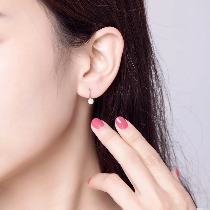 (imagem para) Brinco Pérola life Pandora - SCE604 - Visualizar 7