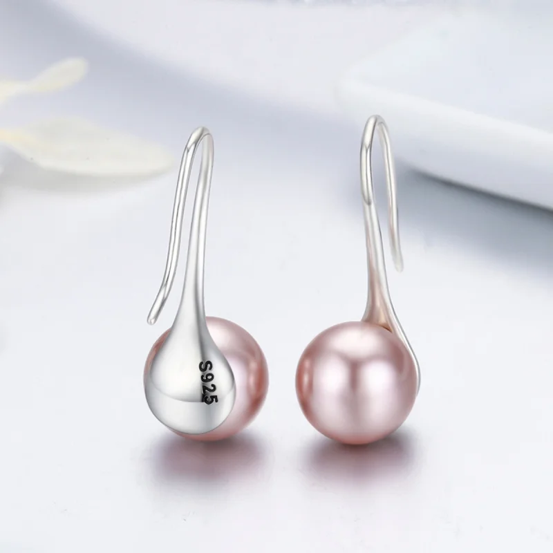 (imagem para) Brinco Pérola rosa life Pandora - SCE145 - Visualizar 6