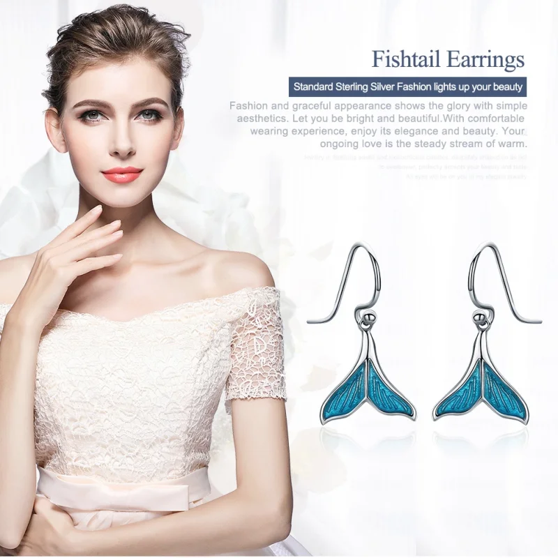 (imagem para) Brinco Rabo de peixe life Pandora - SCE065 - Visualizar 2