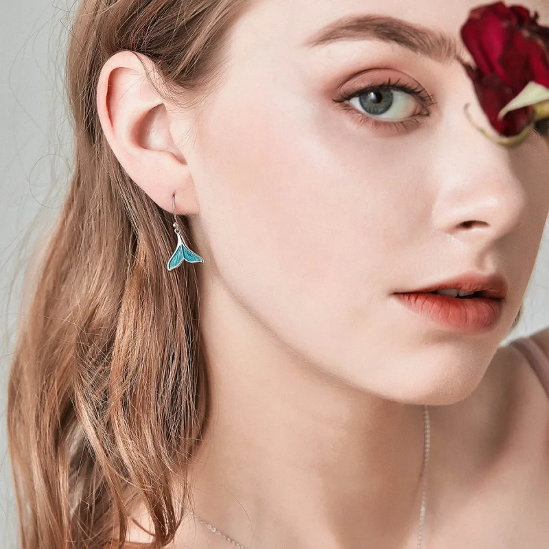 (imagem para) Brinco Rabo de peixe life Pandora - SCE065 - Visualizar 3