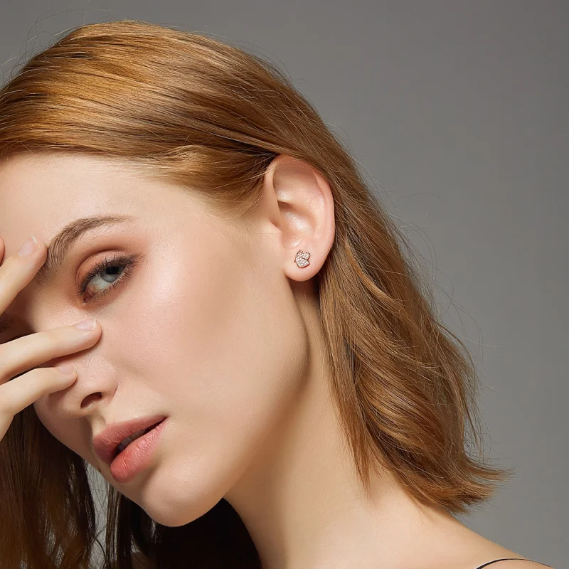 (imagem para) Brincos Petit Borboleta estilo Pandora Rose - SCE776 - Visualizar 7