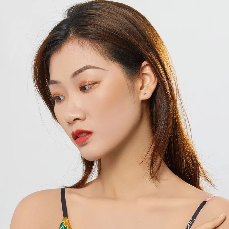 (imagem para) Brincos Petit Borboleta estilo Pandora - SCE775 - Visualizar 6