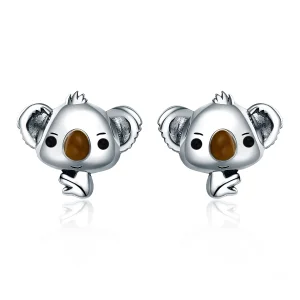 (imagem para) Brincos Petit Coala Fofo estilo Pandora - SCE381