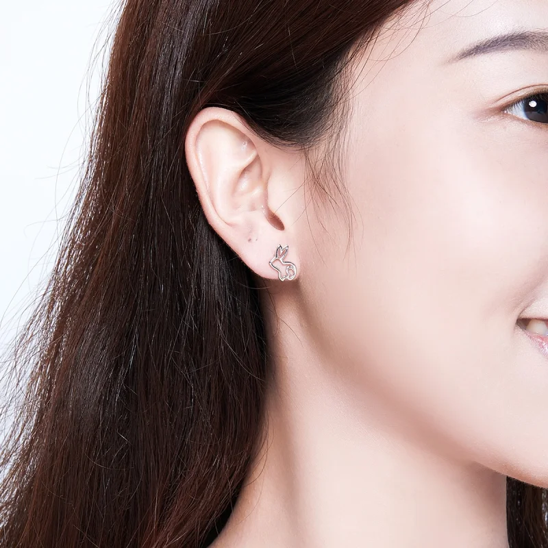 (imagem para) Brincos Petit Coelho life Pandora - SCE698 - Visualizar 5