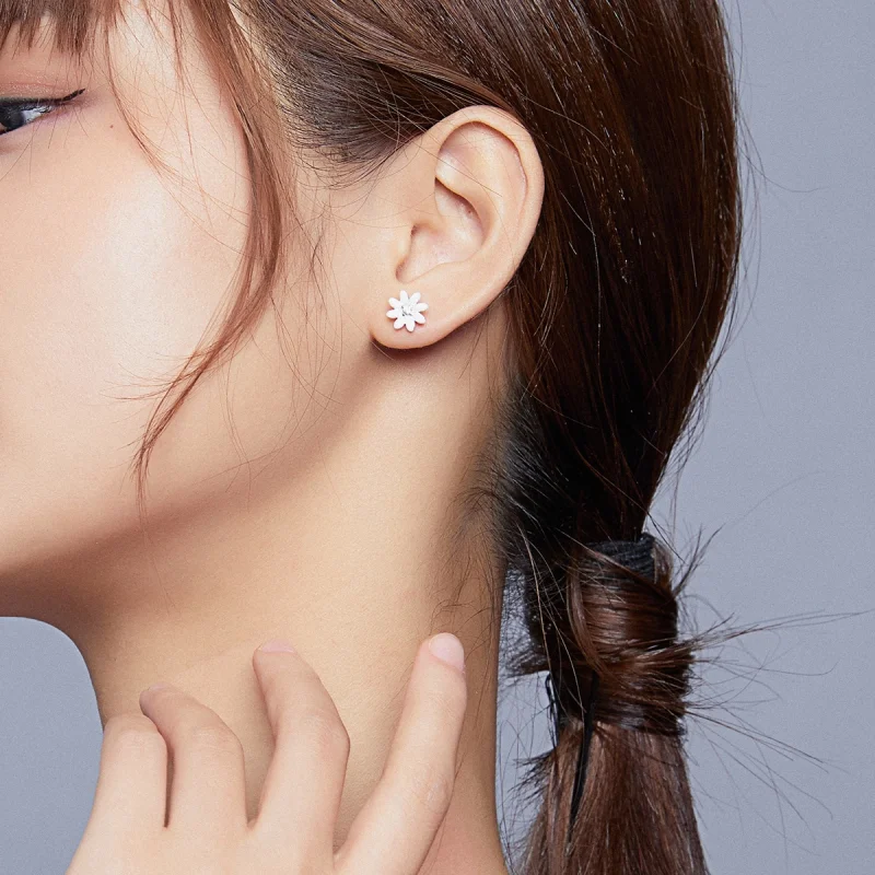 (imagem para) Brincos Petit Elfos de Jardim estilo Pandora - SCE917 - Visualizar 5