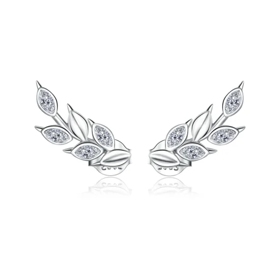 (imagem para) Brincos Petit Espigas de trigo brilhantes estilo Pandora - BSE415