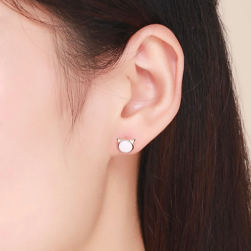 (imagem para) Brincos Petit Estrela miau estilo Pandora Rose - SCE538 - Visualizar 5