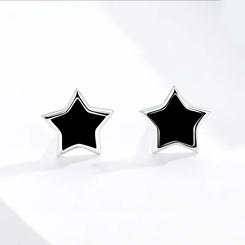 (imagem para) Brincos Petit Estrelas estilo Pandora - BSE275 - Visualizar 2