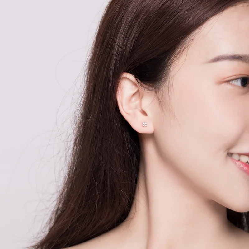 (imagem para) Brincos Petit Flor de luz estilo Pandora - SCE648 - Visualizar 6