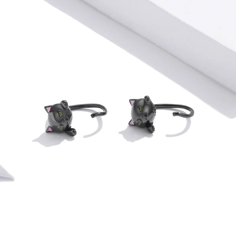 (imagem para) Brincos Petit Gato life Pandora - SCE1125 - Visualizar 4