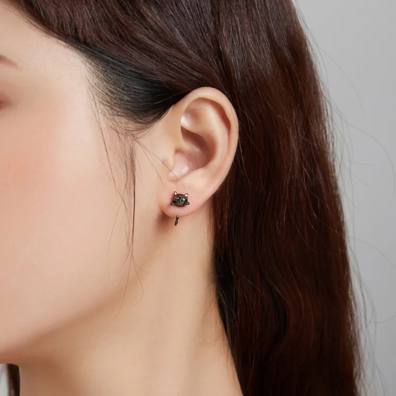 (imagem para) Brincos Petit Gato life Pandora - SCE1125 - Visualizar 5