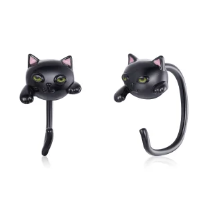 (imagem para) Brincos Petit Gato life Pandora - SCE1125
