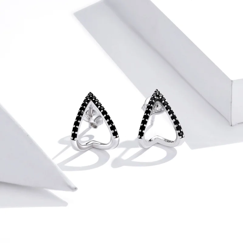 (imagem para) Brincos Petit Geometria Simples estilo Pandora - SCE924 - Visualizar 2