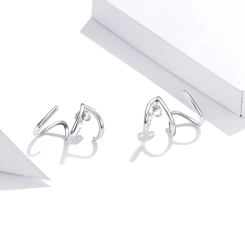 (imagem para) Brincos Petit Linha Simples estilo Pandora - SCE986 - Visualizar 2