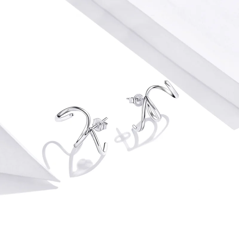 (imagem para) Brincos Petit Linha Simples estilo Pandora - SCE986 - Visualizar 4