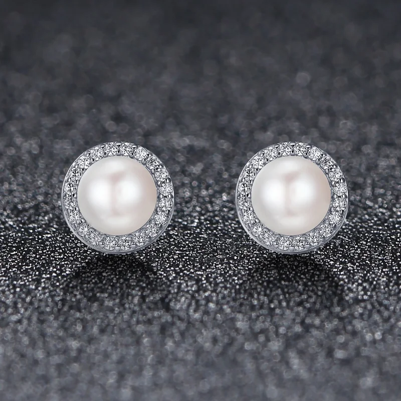 (imagem para) Brincos Petit Monólogo Elegante estilo Pandora - SCE122 - Visualizar 4