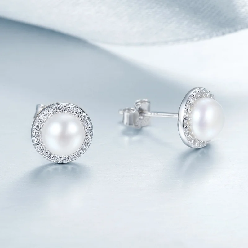 (imagem para) Brincos Petit Monólogo Elegante estilo Pandora - SCE122 - Visualizar 7