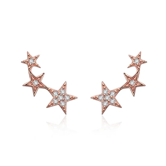 (imagem para) Brincos Petit Segredos das estrelas estilo Pandora Rose - SCE291
