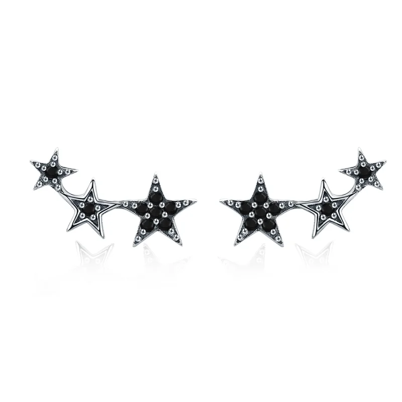(imagem para) Brincos Petit Segredos das estrelas estilo Pandora - SCE292