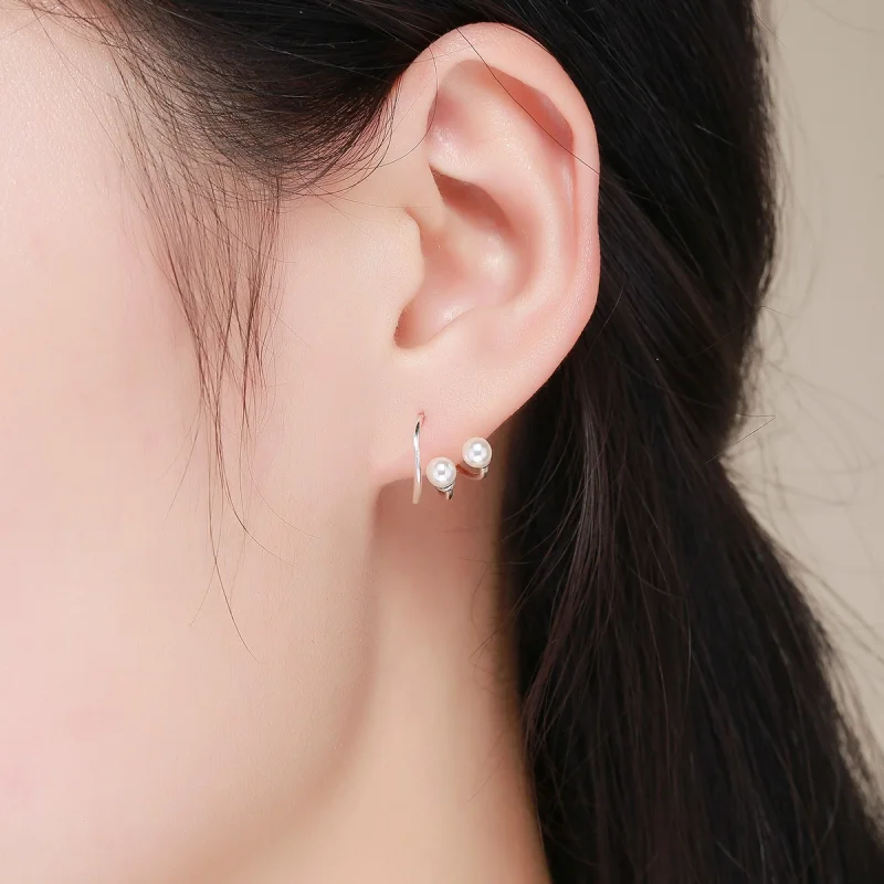 (imagem para) Brincos Petit Tender You estilo Pandora - SCE306 - Visualizar 6