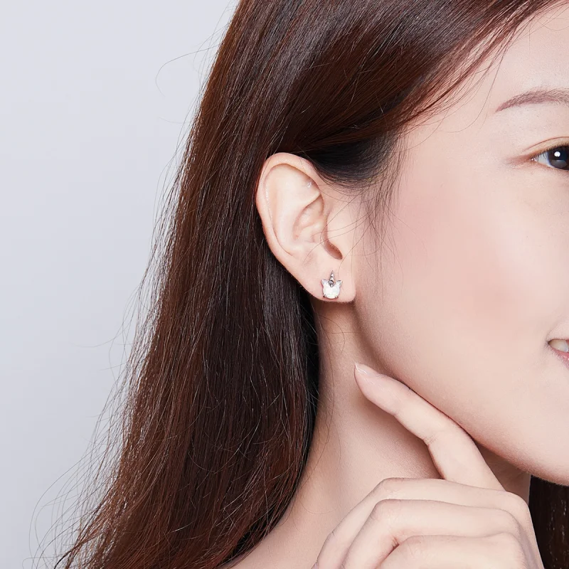 (imagem para) Brincos Petit Unicórnio fofo estilo Pandora - SCE737 - Visualizar 7