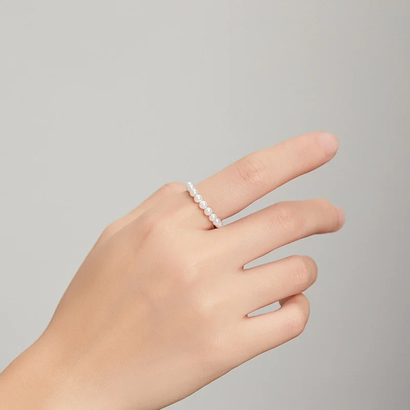 (imagem para) Clipe de orelha Contas de pérolas estilo Pandora - SCE1010 - Visualizar 10